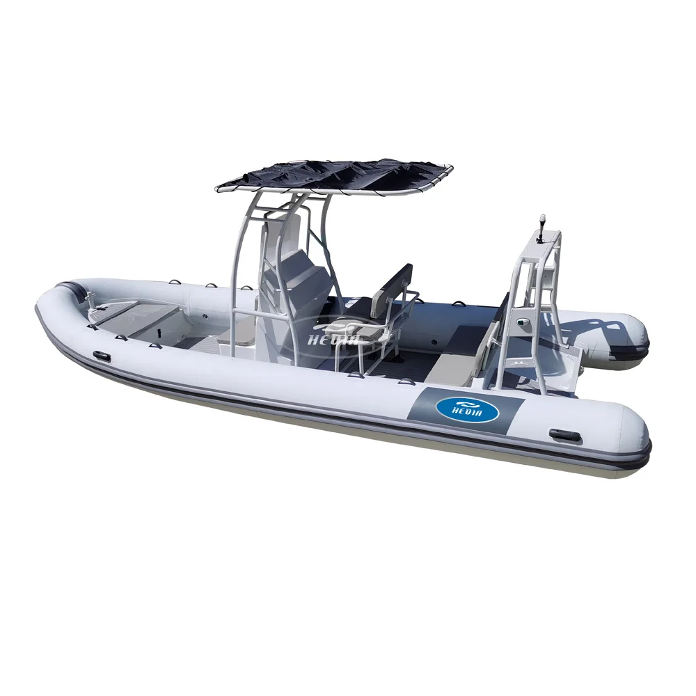 Ce 21ft Patrol 650 660 Comercial Rib Boat Aluminum v Hull High Quality Luxury Folding