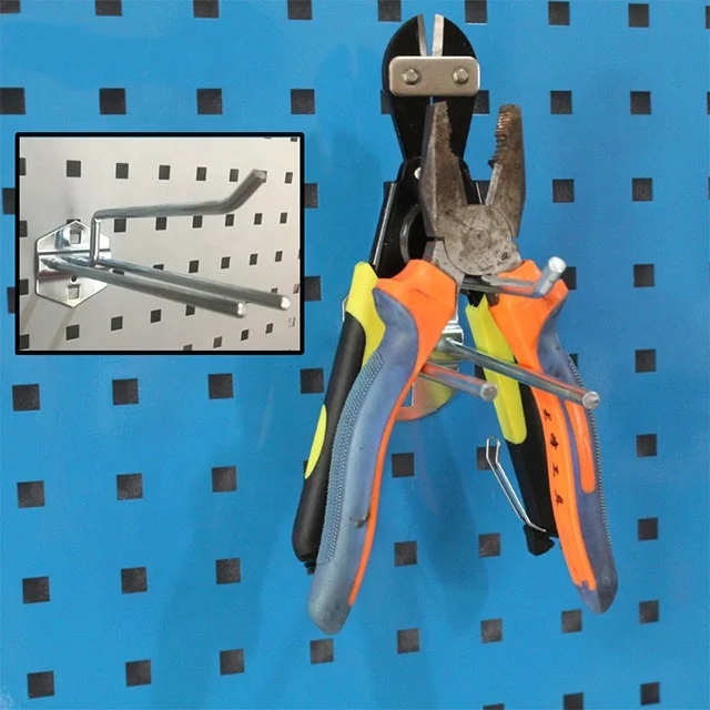 Нержавеющая Металлическая Витрина pegboard Крючки для