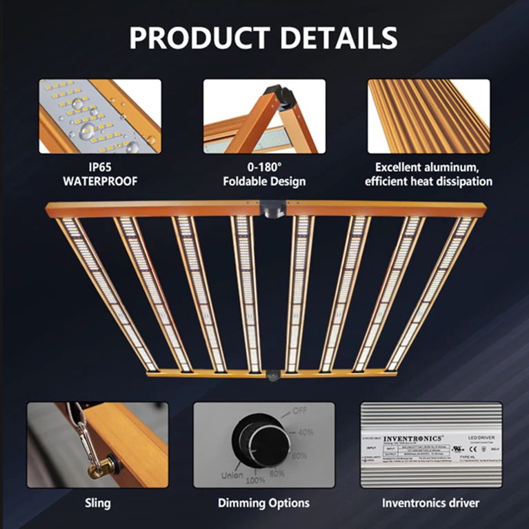 cost HPS Replacement quantum vertical 1200w 1000w 720w 650w 400w 300w 240w samsung led grow light