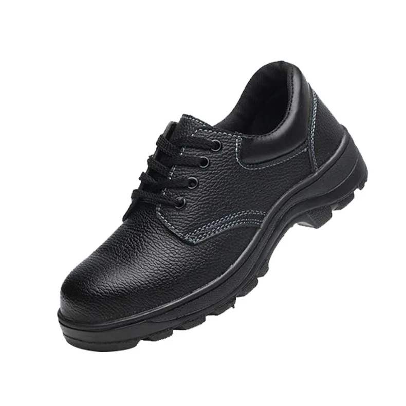 Labor protection shoes anti-impact anti-puncture steel head lightweight wear-resistant anti-odor safety site work shoes