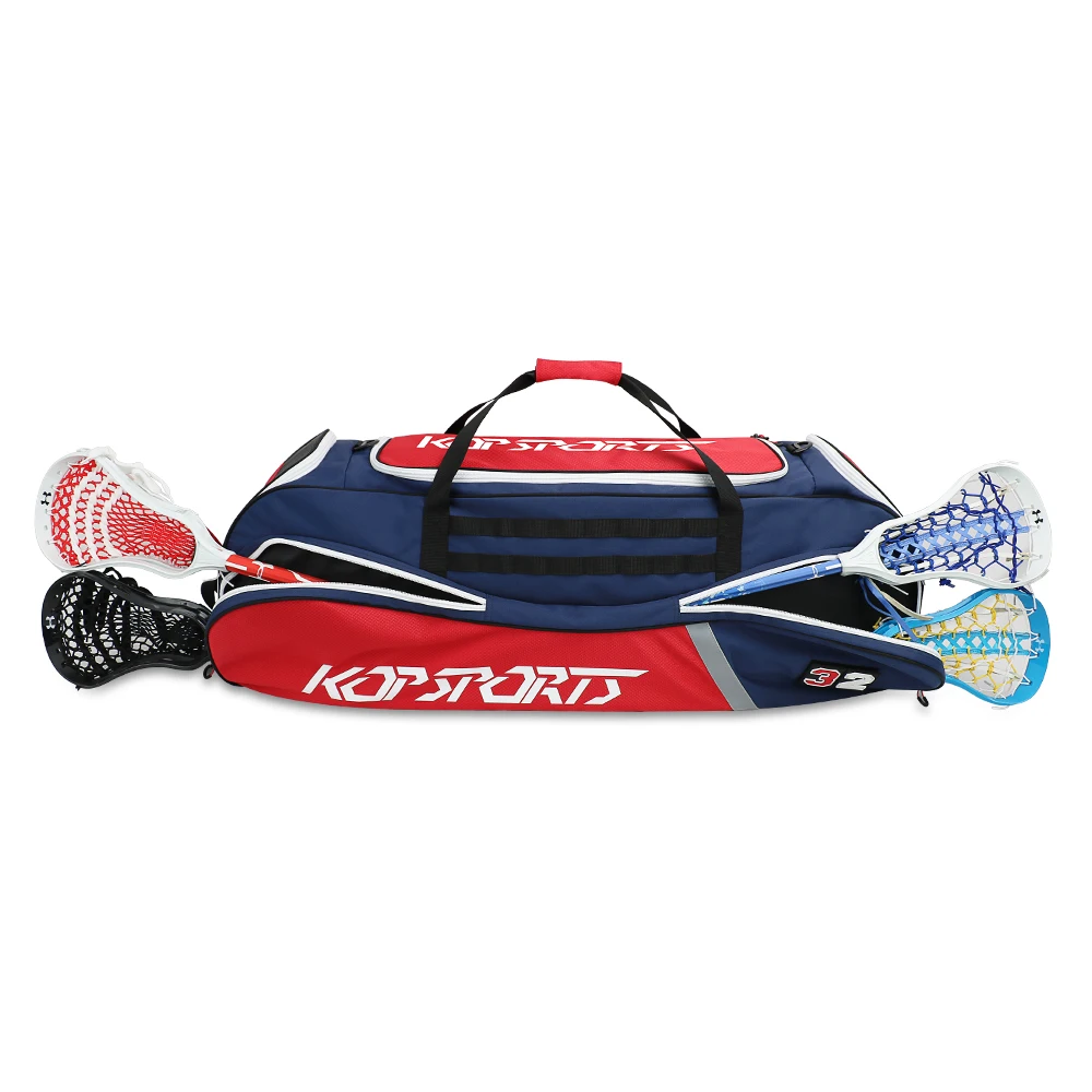 Kopbags Custom Lacrosse Gear Bag Field Hockey Bag Holds 4-6 Lacrosse Sticks
