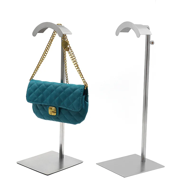 Durable Exhibition Hall Bracket High Quality Display Stand Adjustable Stainless Steel Handbag Stand
