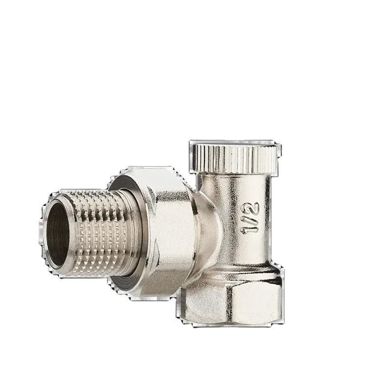 BAIYILUN radiator trv underfloor heating accessories brass cupper radiator valve for water heating radiators
