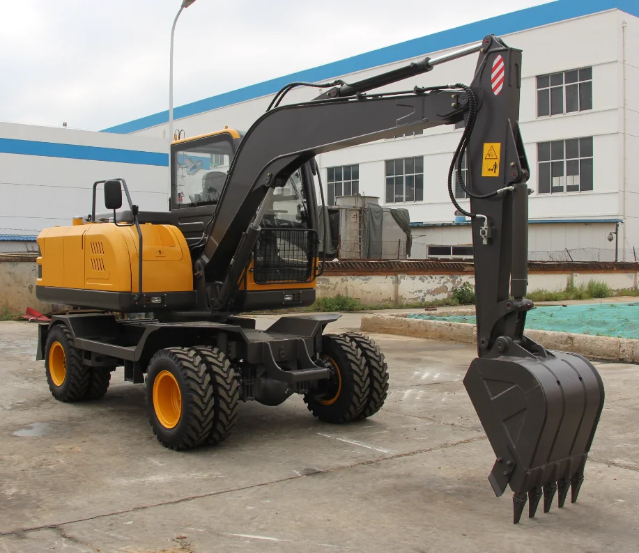 fast delivery low price 6 ton wheel digger machine excav
