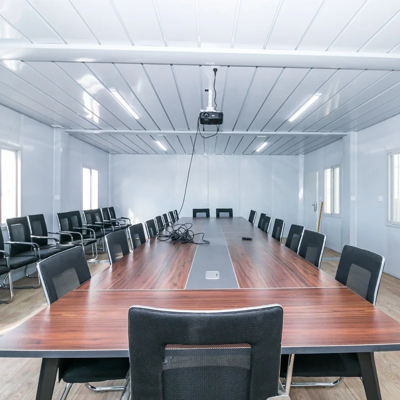 Bangladesh 3 storey bedroom 20 feet Sandwich Panel and Decoration Ceiling prefab container house