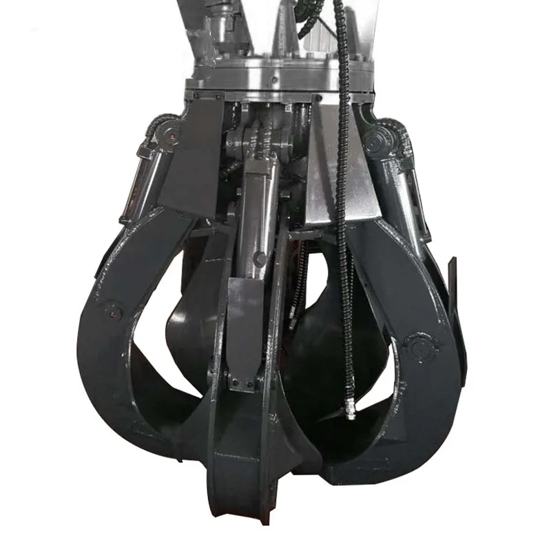 Elegant And Graceful Orange Peel Grabs Metal Sheet Scrap