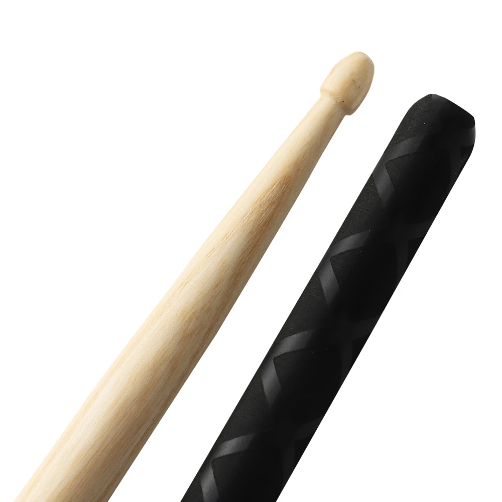 5A Nylon Drumsticks for Drum Set Light Durable Plastic Exercise ANTI-SLIP Handles Drum Sticks for Kids Adults Musical Instrument