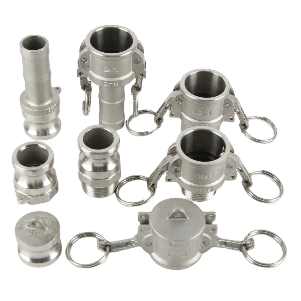 Aluminium quick coupling hose Connector Pipe Fittings Quick Camlock