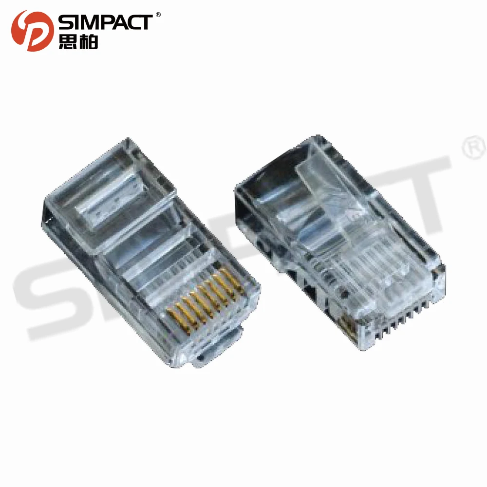 simpact Ethernet Connector Rj45 8p8c Network Cable Connectors Outdoor Inline Lan Male Connector