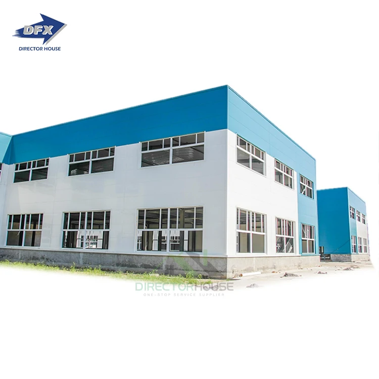 Prefab Warehouse/Workshop/Hangar/Poultry House/Hall Building Metal Frame Building Prefabricated Steel Structure