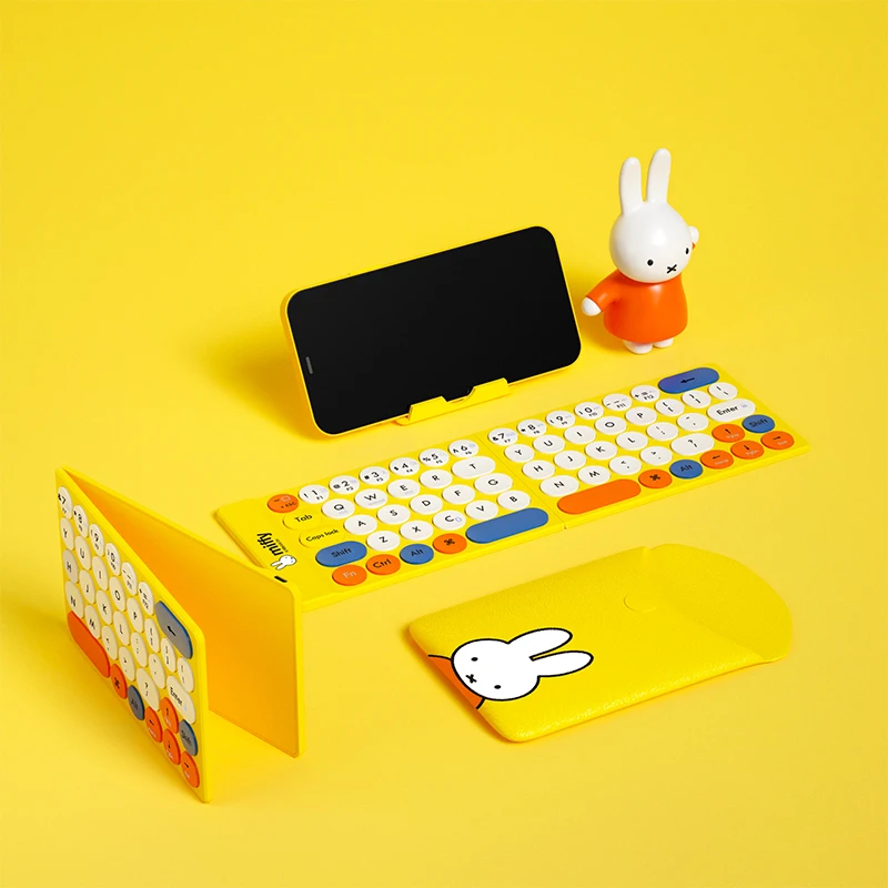 MIFFY & MIPOW тонкая Складная беспроводная клавиатура B033 Беспроводная для iPad iPhone планшета Android IOS Windows + чехол и