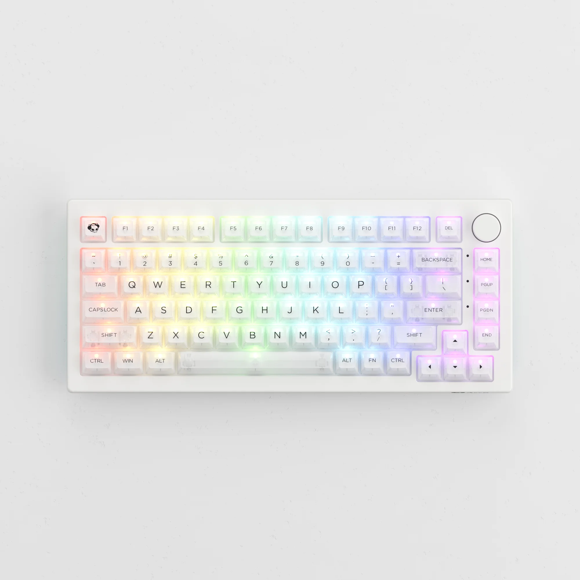 Akko Mechanical keyboard Clear translucent Keycap set Cs jelly Switches Cherry ASA Profile PBT Double shot Keycaps