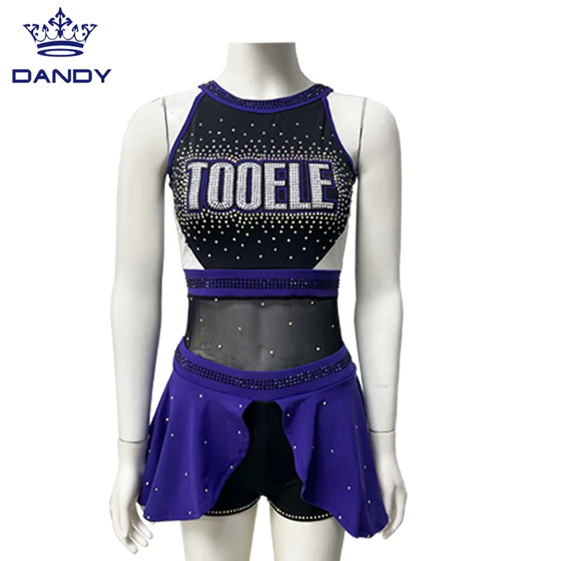 Custom customize hot sale cheerleader cheerleading uniforms long sleeve sexy cheer uniform