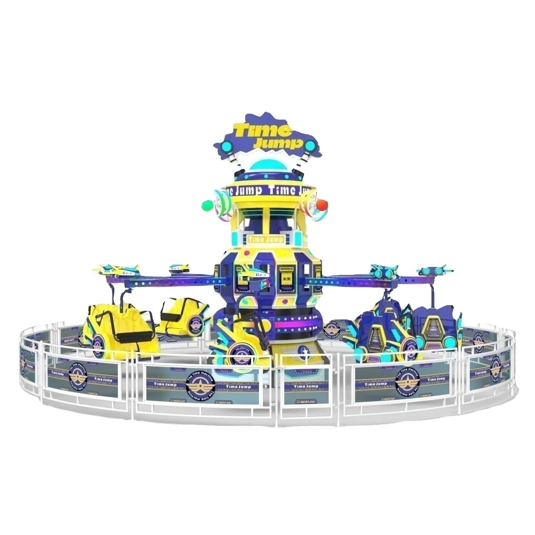 Panic Buying 16 Seats 360 Degree Rotating Ride Space Time Jump For Large Amusement Park