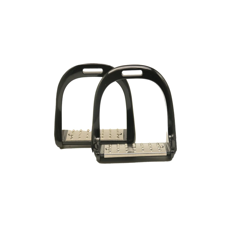 Safety Stirrups Horse Stainless Steel Riding Universal LH Side Made Aluminum Equestrian Leather Available White Red CN;GUA SR07