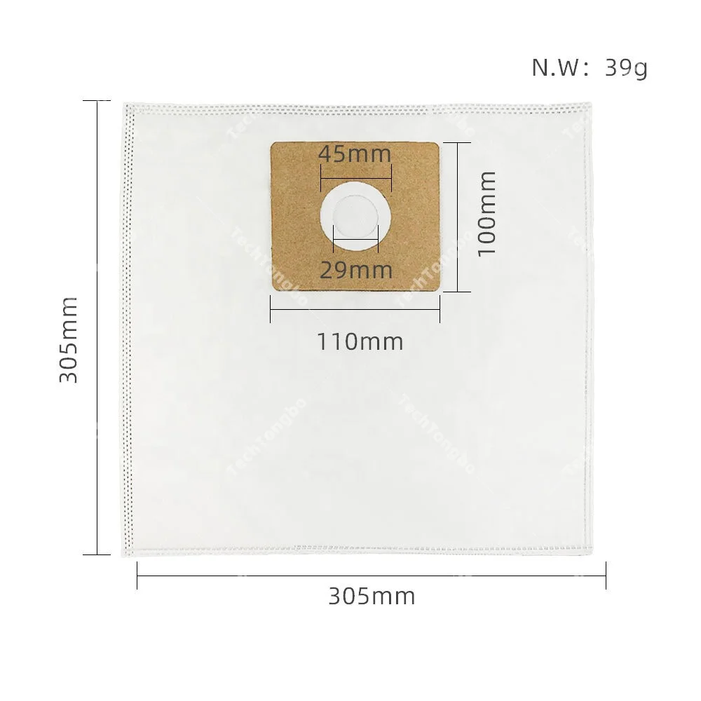 Reusable Durable Non-woven Dust Bag Replacement Fit for Phi lipss FC8334 FC8336 Electrolux ZW1100-207 Parts