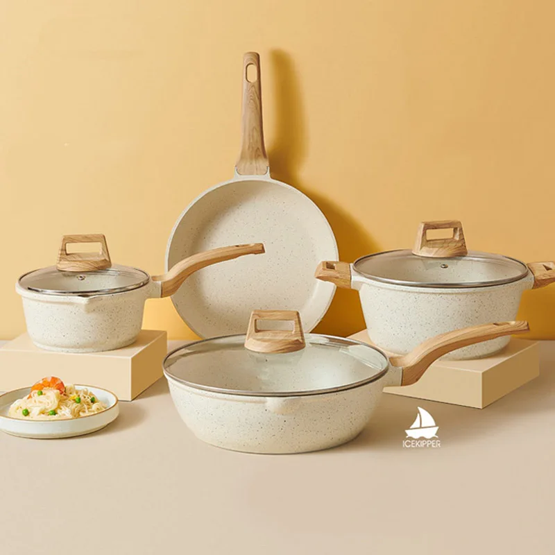 granite kitchen pans and pots set nonstick cooking sets marble granite aluminum granite cookware set with non stick coating