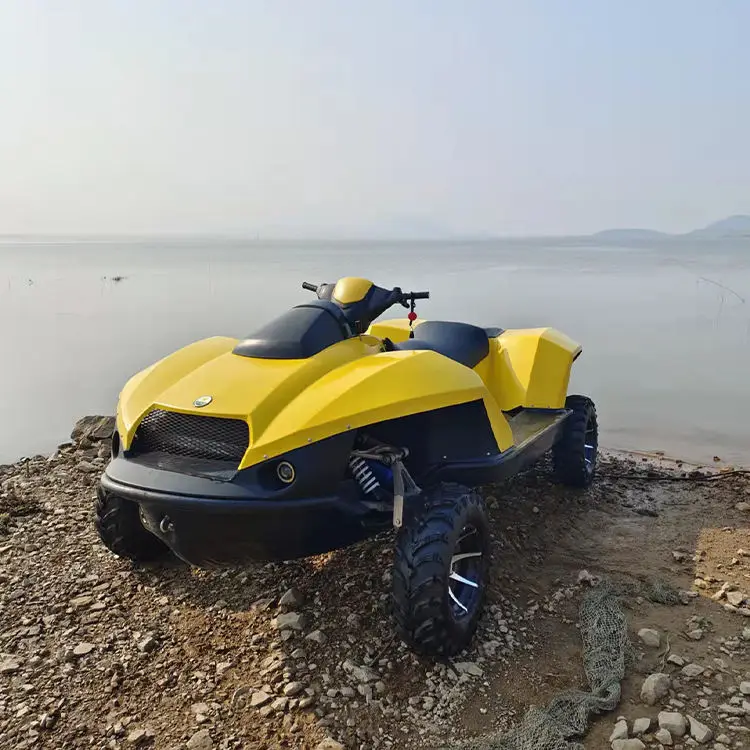 High Speed Amphibious Boat Land And Water Sport Motorboat Quad Jet Ski Rowing Boat