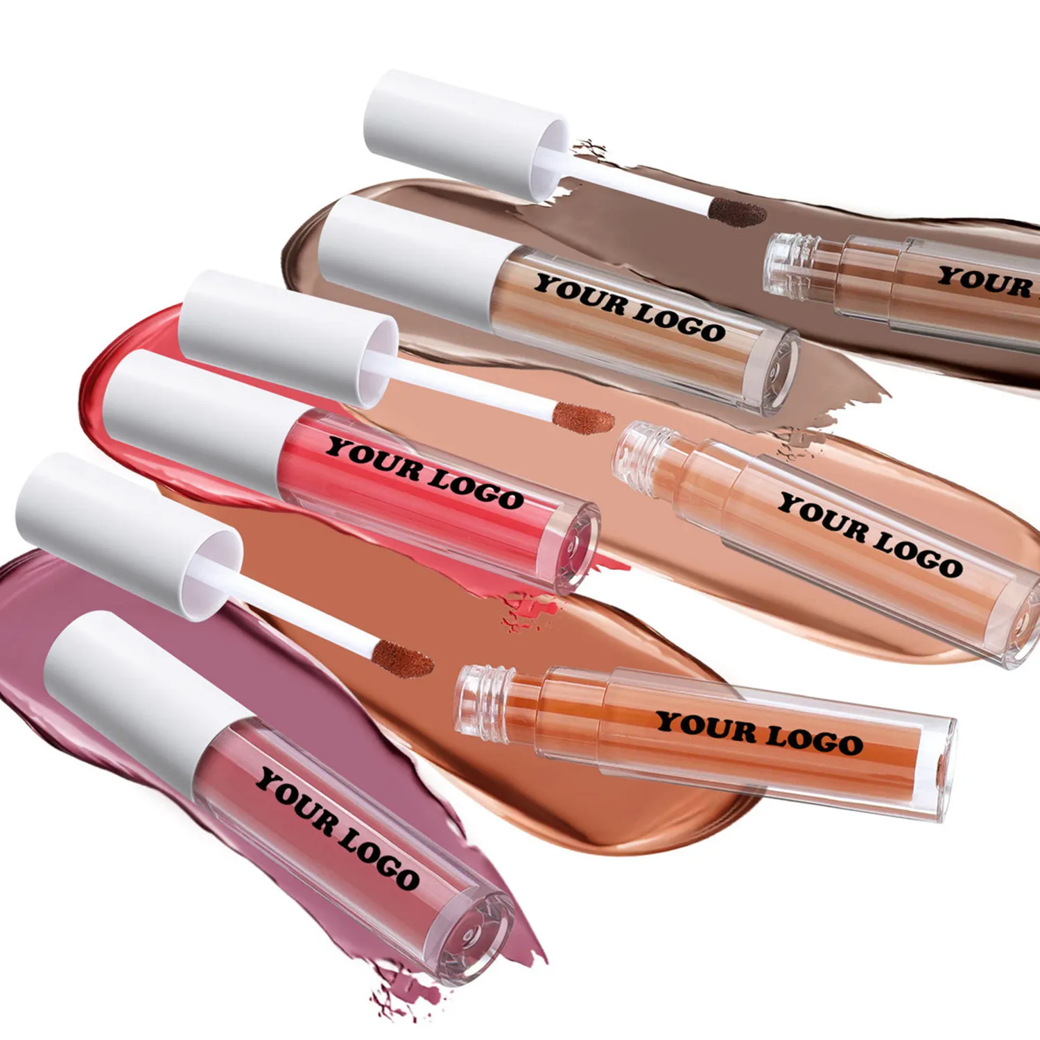 Single Color Shiny Glitter Glow Liquid Eyeshadow Long Wearing High Pigment Private Label Shimmer Makeup Vegan Liquid Eye Shadow