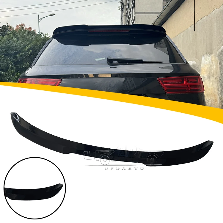 Better New Design Hot Selling Body Kit ABS Plastic Carbon Fiber Car Rear Roof Spoiler Wing For Audi Q7 2016 2017 2018 2019