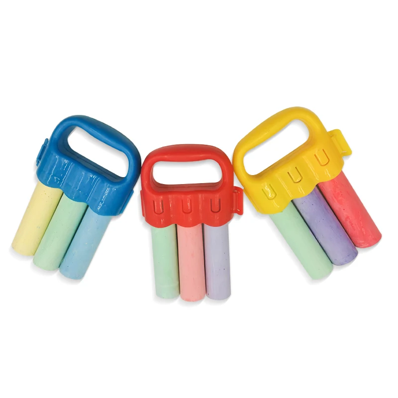 popular 3-chalks chalk holder for school jumbo chalk