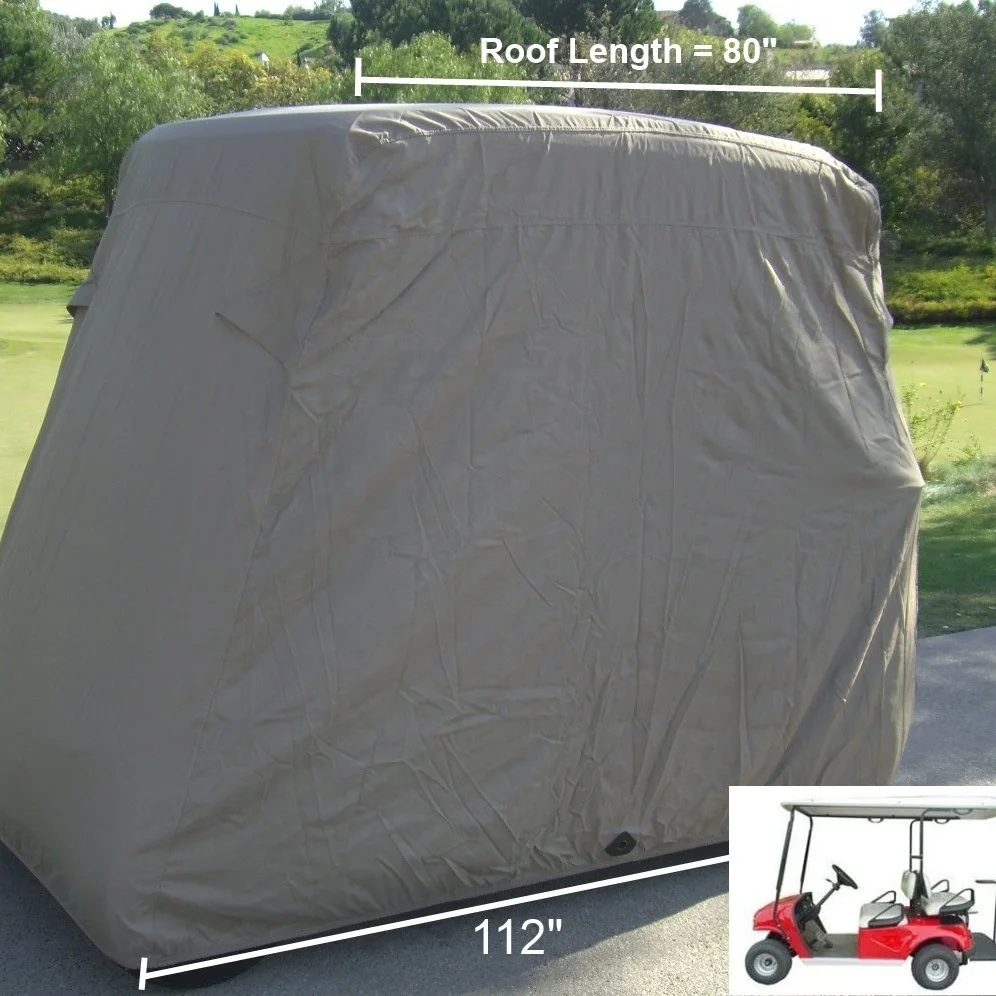 Outdoor Waterproof Oxford 4 Passenger Golf Cart Cover