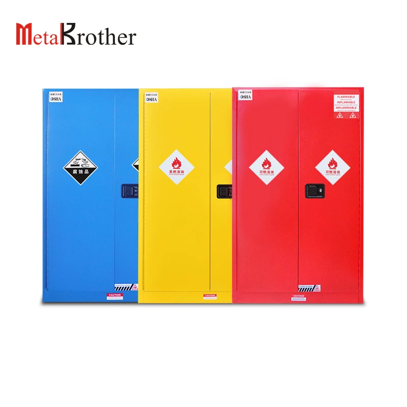 Factory Direct Sturdy & Durable Flame Grounding Flammable Cabinets Explosion Proof Chemical Storage Cabinet for Sale Cheap