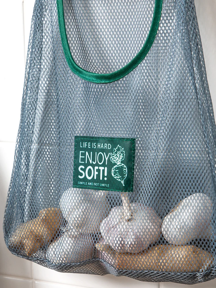 Kitchen  Hangable Bag Onion Fruit Vegetable Ginger Garlic Storage Bag Multifunctional Portable mesh Bag