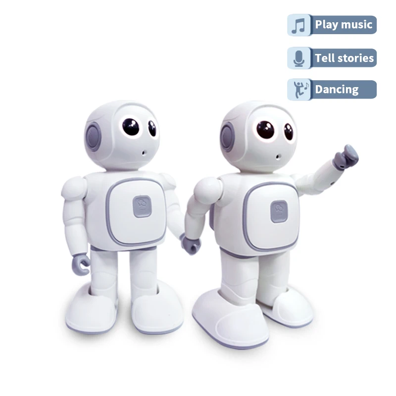 Reeman Music Kids Robot Toy Interactive Intelligent Artificial Intelligence Kids Toy Robot Voice Control Cute Telefono Wifi APP