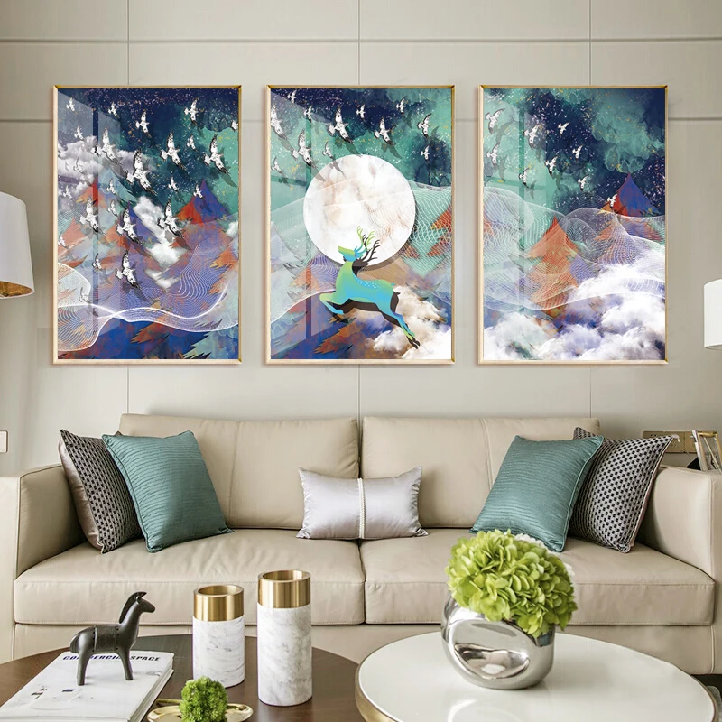 Modern Decor for hotel oil Painting art abstract Wall Art Canvas Posters paintings and wall arts