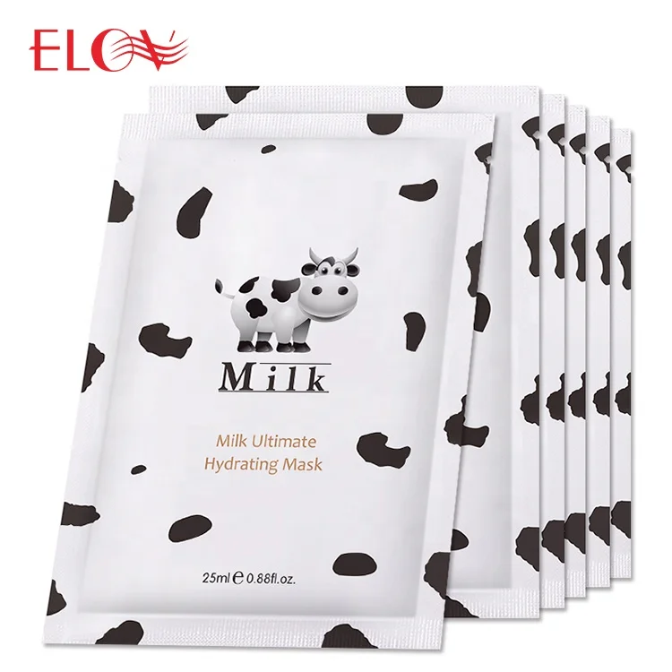OEM ODM Wholesale Skin Care Organic Deep Sea Milk Ink Algae Purifying Whitening Sheet Facial Face Mask