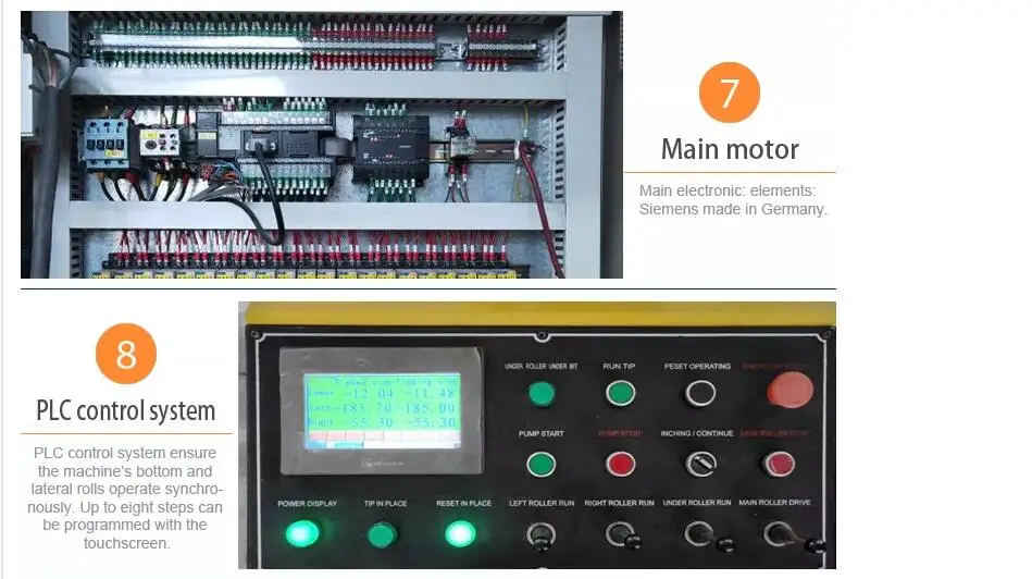 W12 CNC hydraulic 4 rolls plate Galvanized Sheet bending machine full auto 4-roller rolling machine