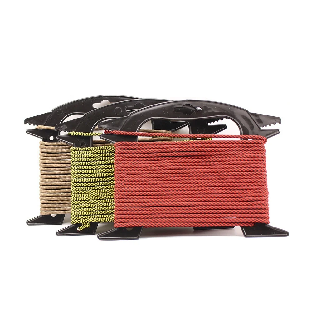 Custom color Paracord Winder Black Portable Line Winder Rope Organizer Spool Tool Paracord Line Winder Rope and Cord Organizer