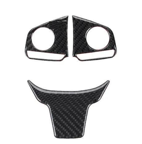 Best sale 3pcs/set steering wheel trim with no volume slider for Honda Civic