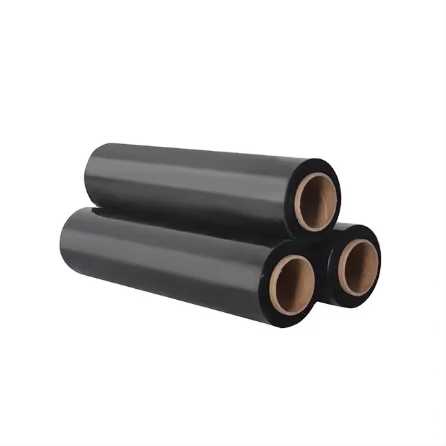 Competitive Price Customized Black Stretch Film Plastic Film for Wrapping