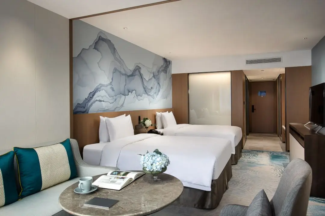 Shiyi Wholesale Modern Holiday Inn Express Hotel Bedroom Furniture Hotel Customized Bedroom Set