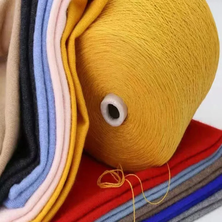 Manufacturer Sell Super Soft-feeling White and Dyed 100% Marino Wool Yarn For Hand Knitting Fabric