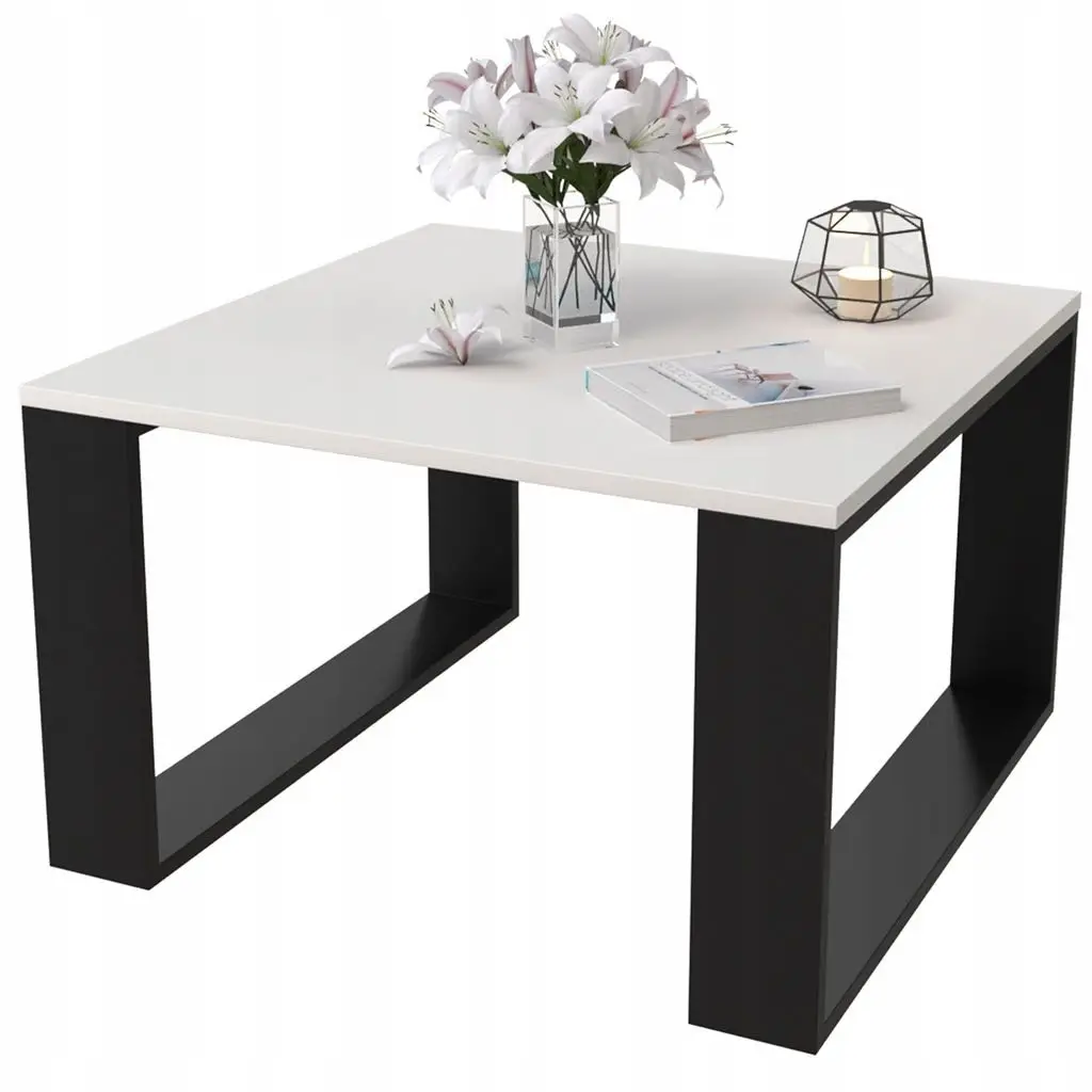 Square coffee table wooden simple nordic coffee table luxury furniture