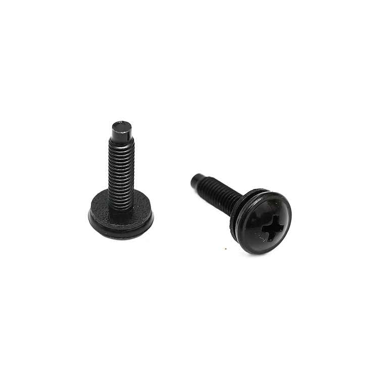 Rack screw #10-32 Black Carbon Steel Truss Head Rack Screw