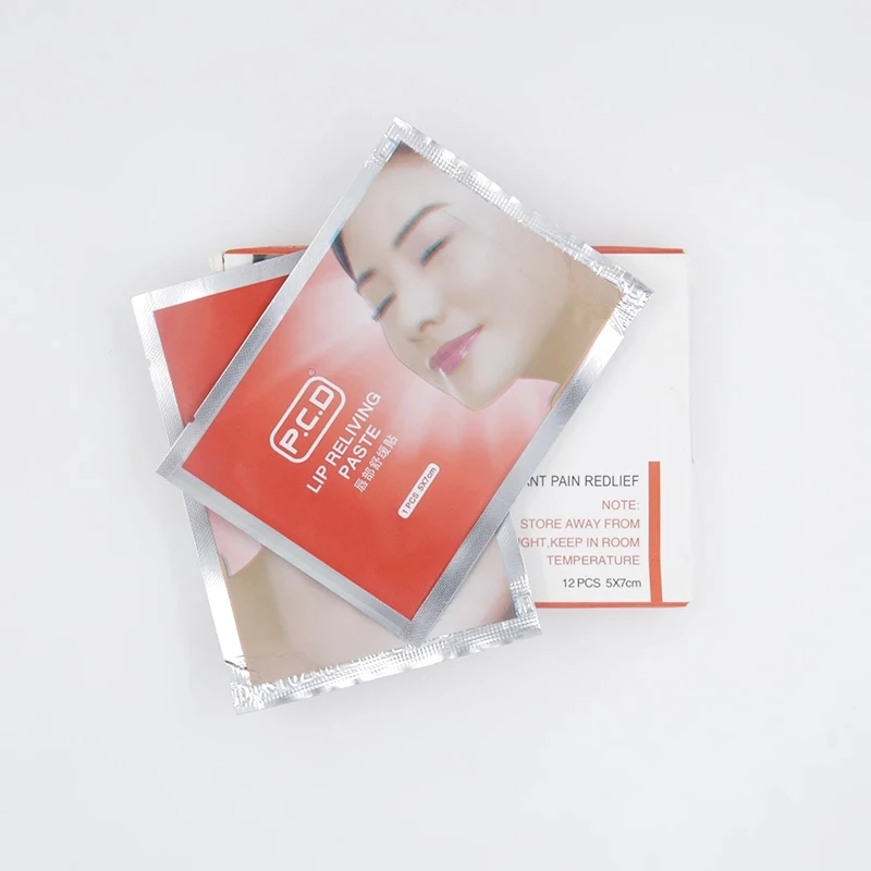 12pcs брови переживая паста для губ Wet снять патч маска ремонт безболезненный крем сильного tattoocare Перманентный макияж аксессуары