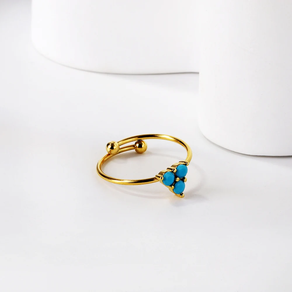 Characteristic Roman Numerals Rings Stainless Steel cz 18k Gold Plated Women Jewelry Ring