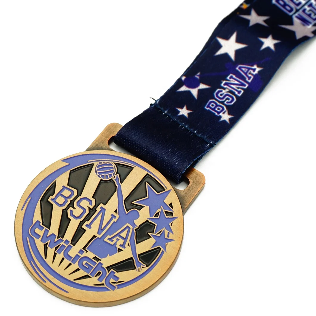 China Wholesale Honor cheap basketball medals personalized Custom Sport Miraculous Souvenir Enamel zinc alloy award Medal