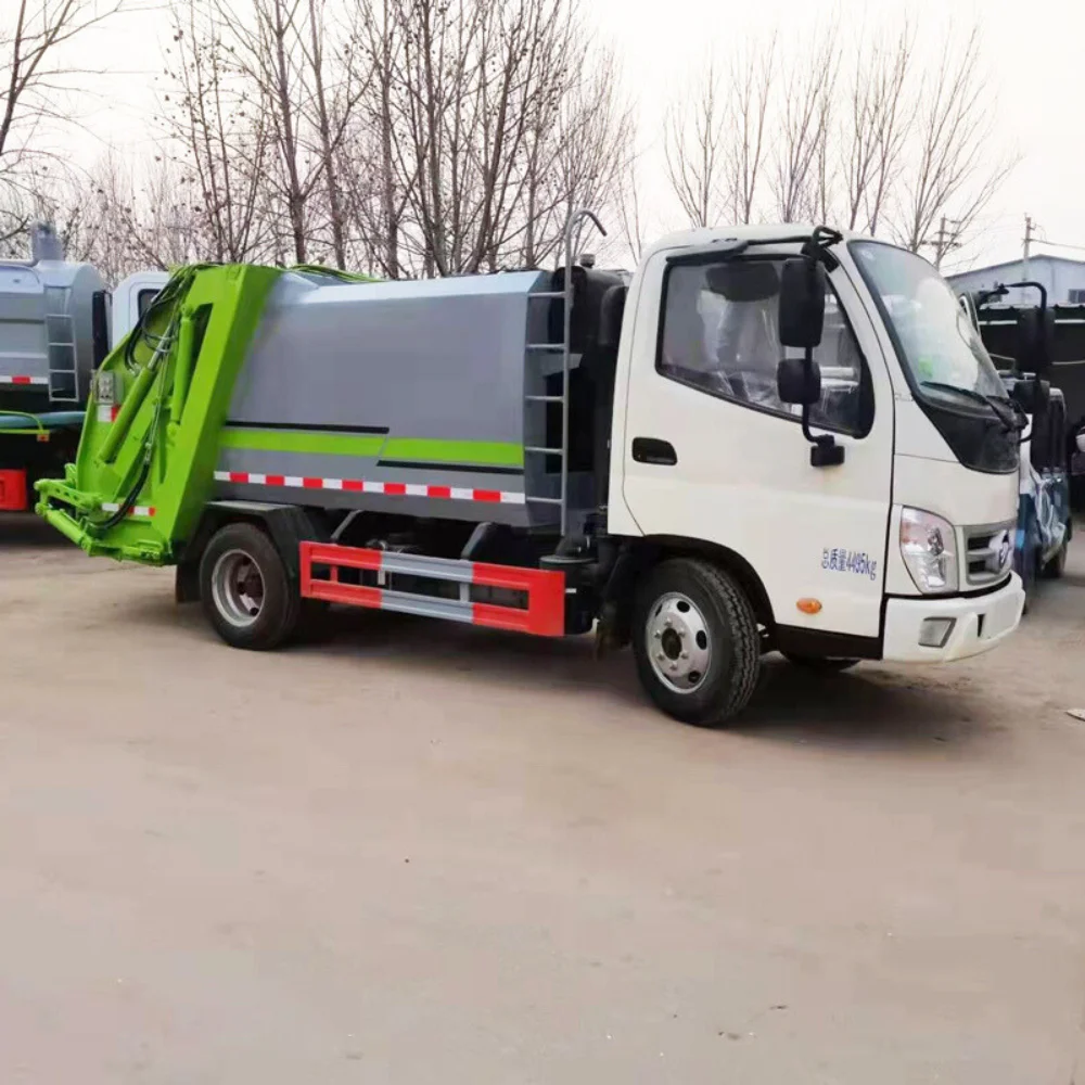 Fully Automatic Garbage Compression Truck Sweeper Trash Truck Waste Refuse Collection Compression Garbage Truck