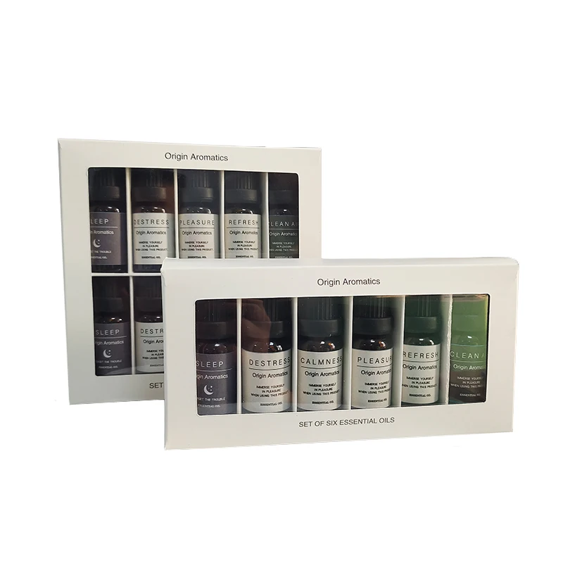 OEM/ODM wholesale pure natural aromatherapy massage 6pcs blend essential oil gift set essential oil set for diffusers