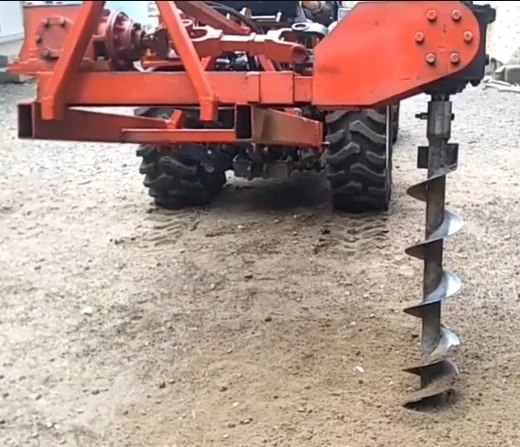 Heavy duty off set hole digger machine
