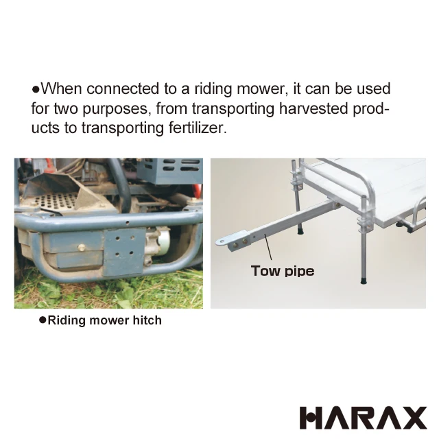 Japan safety securely pneumatic tires farm dump trailer aluminum