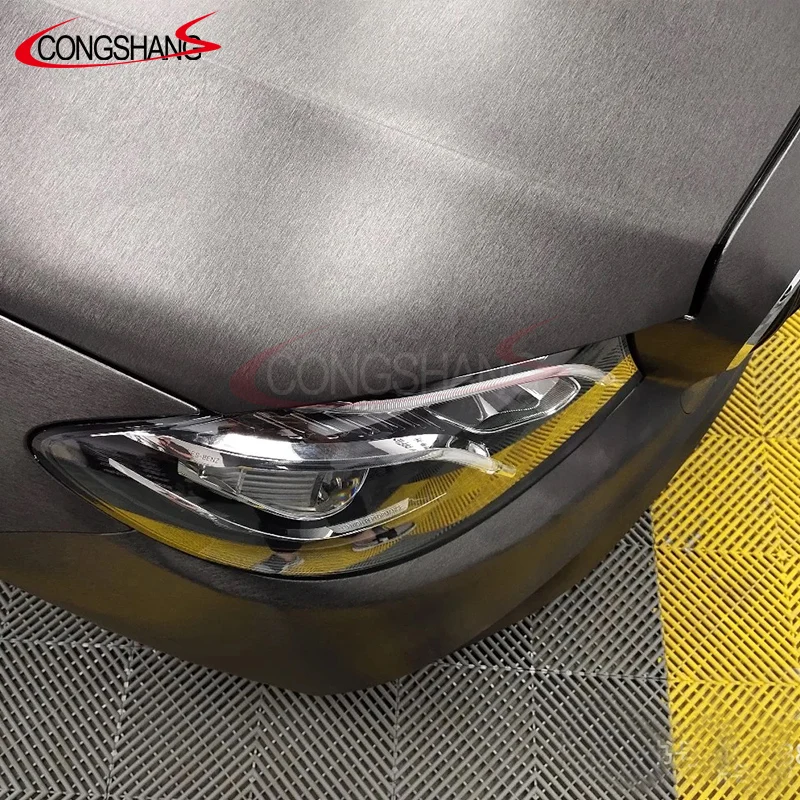  PVC High Performance Electro Metallic Brushed Silver Waterproof Color Change Auto Car Vinyl