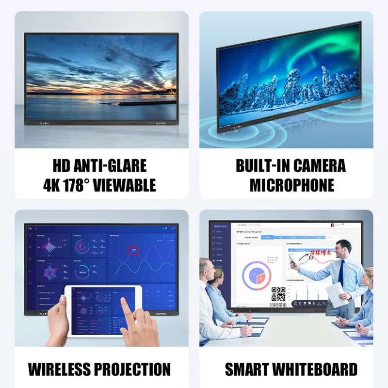 Portable Infrared Smart Touch Screen Board Electronic Digital Interactive Whiteboard Education Smart Board