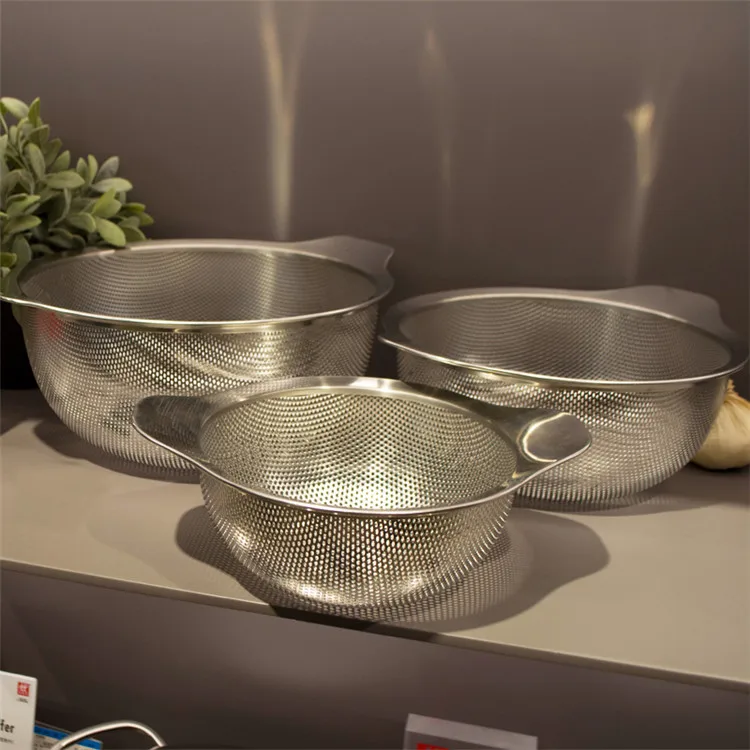 Factory Wholesale Stainless Steel Colander For Kitchen