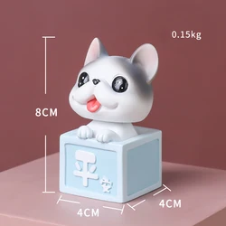 Desktop Crafts Decorations Cute Cats And Dogs Cartoon Shaking Head Animal Resin Ornaments